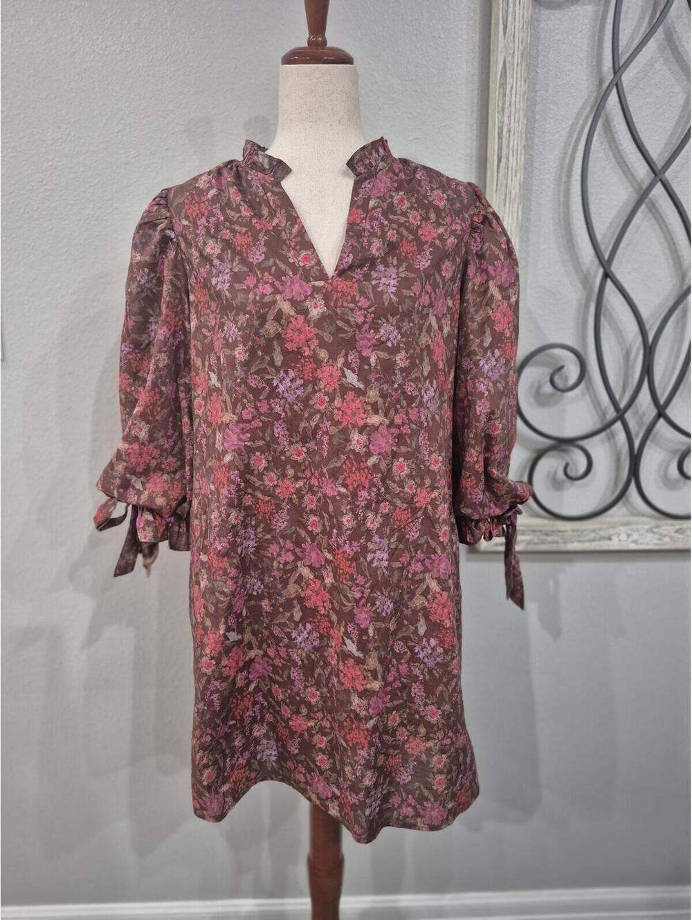 ENTRO Mini Dress Size Medium - Picture 2 of 6